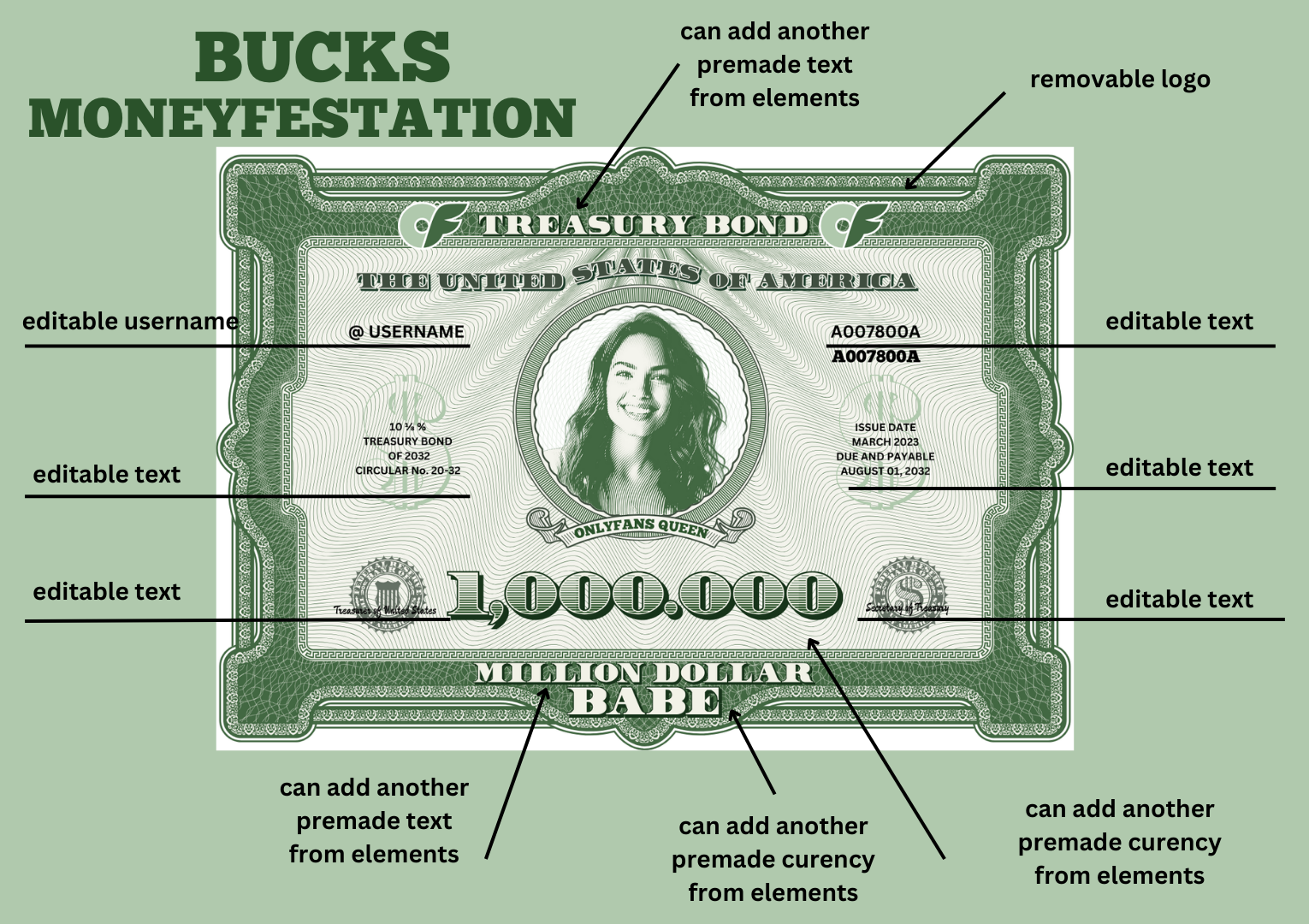 Custom Motivational Money